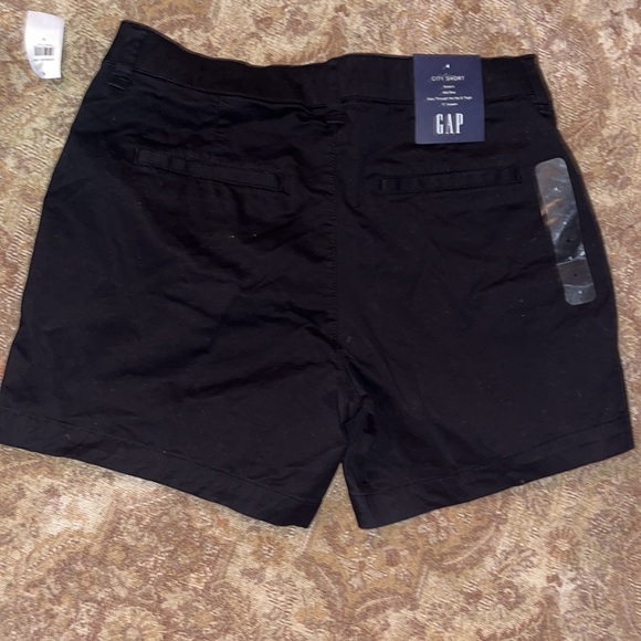 GAP Black Mid Rise City Short sz 4 New With Tags - Picture 5 of 7